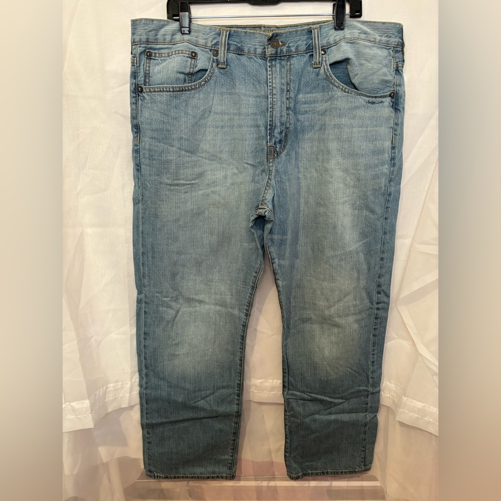 American Eagle Outfitters Men’s Relaxed‎ Straight  Jeans Size 38 x 32 Light Blue